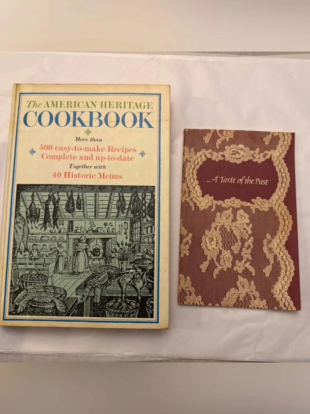 The American Heritage Cookbook - bonus booklet Cream Cover colonial